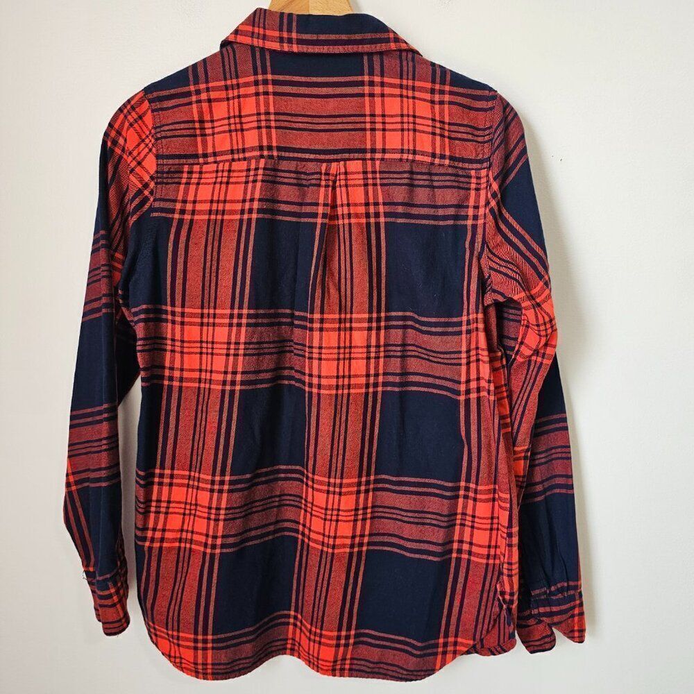 EUC OLD NAVY PLAID THE CLASSIC SHIRT BUTTON DOWN SIZE SMALL WOMENS - Picture 7 of 14
